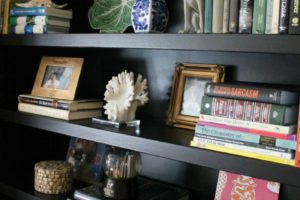 The Family Room: New Black Painted & Styled Bookcases